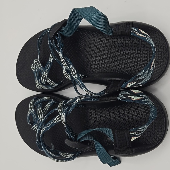 Chaco ZX2 Classic Athletic Angular Teal Sandals Size 9 - Picture 3 of 10